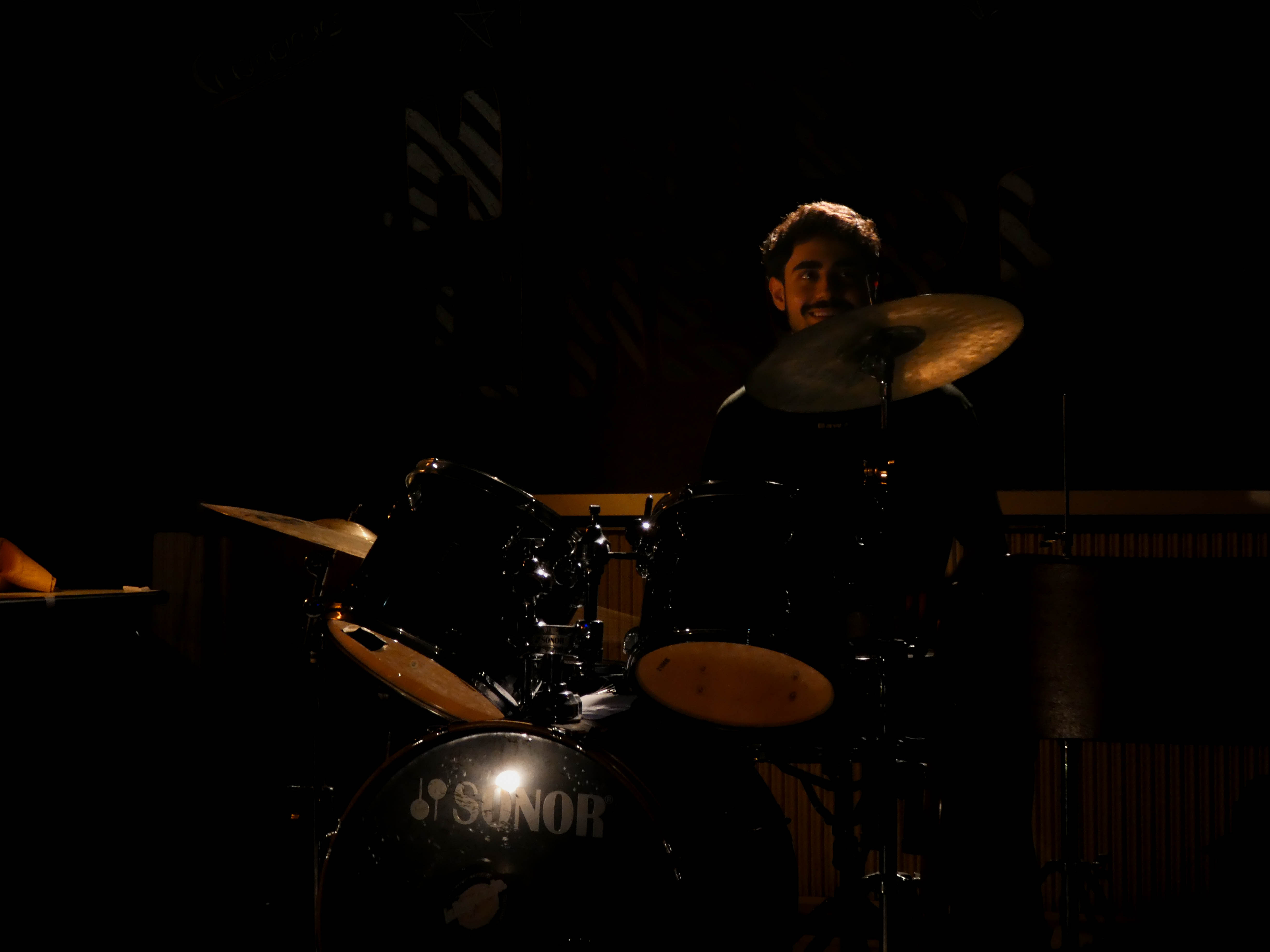 Photo d'un batteur