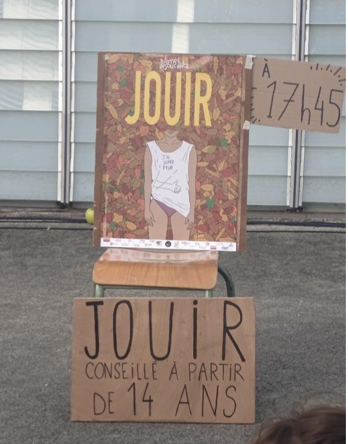Affiche du spectacle "Jouir"