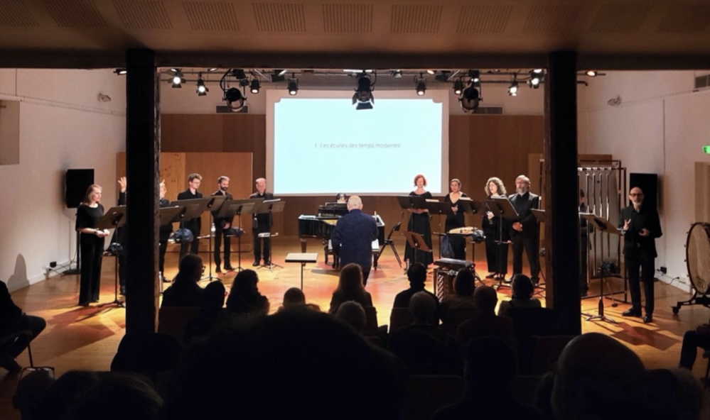 Photo du concert d'un choeur à Musicatreize