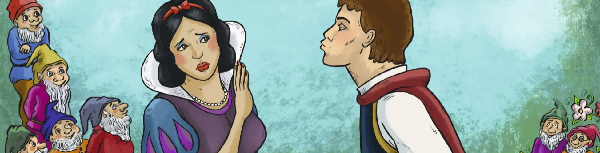 blanche neige refusant le baiser du prince charmant