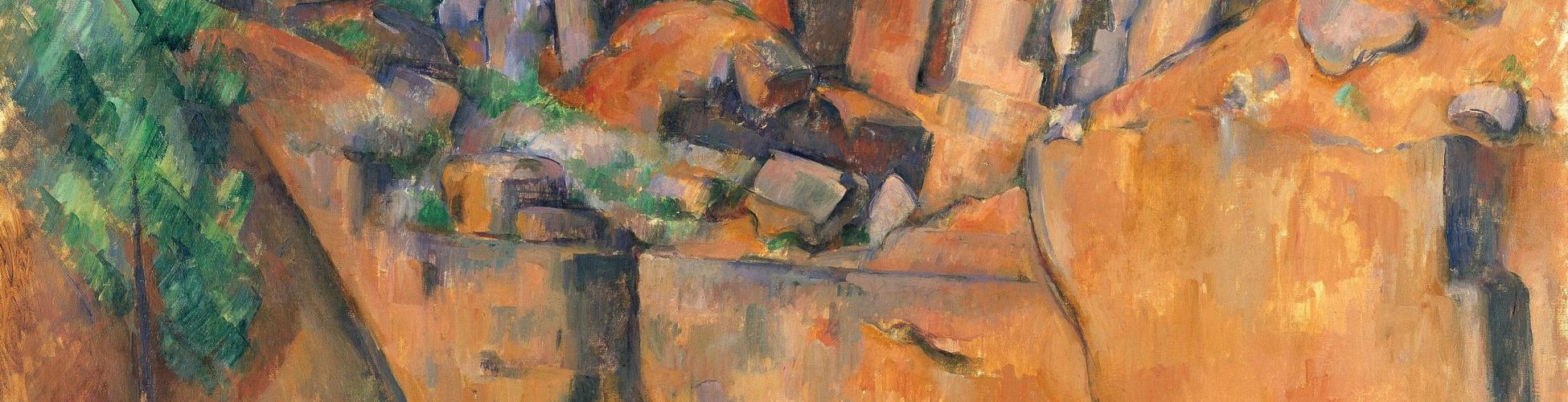 Peinture de la Carrière de Bibémus par Cézanne