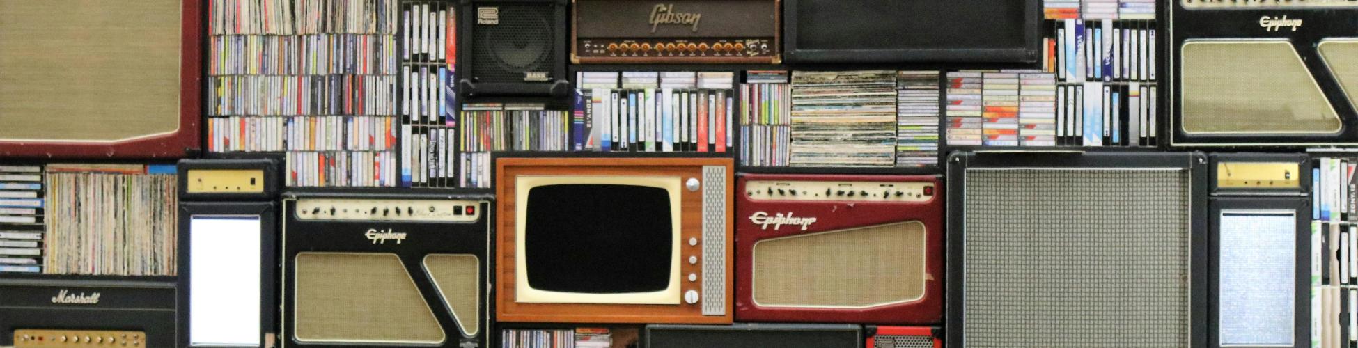 Photo de disques et d'amplis